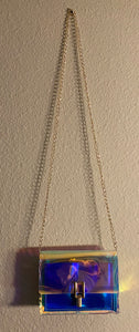 TRANSPARENT CHAIN PURSE